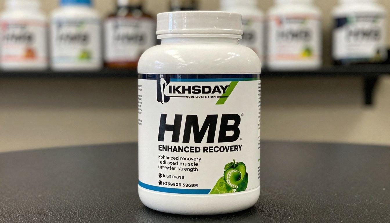Benefits of HMB: Enhanced recovery, reduced muscle breakdown, greater strength and lean mass, improved body composition.