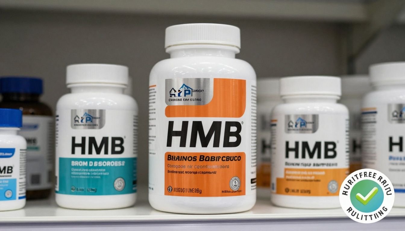 Best places to buy HMB: Online supplement stores, pharmacy, branded supplements, purity testing badge.